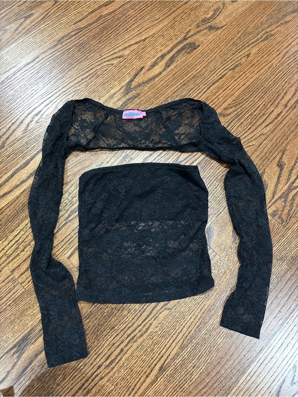 Edikted black lace top